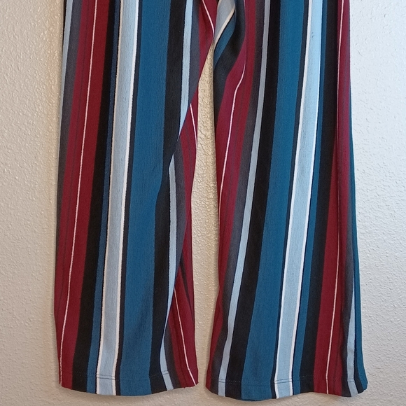 NWT Urban Outfitters Striped Sz S Wide Leg Cropped Pants - Picture 8 of 10